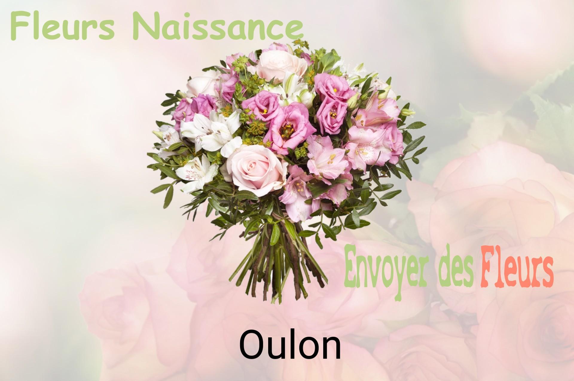 Bouquet de fleurs de naissance livré à Oulon